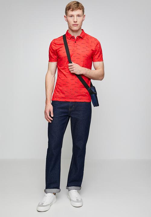 Ben Sherman - Ben Tar Aop Polo - red