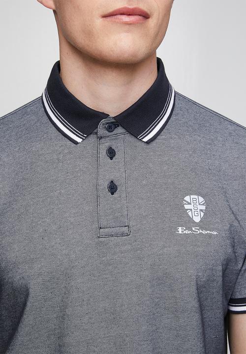 Ben Sherman - Badge Polo Ss - navy 