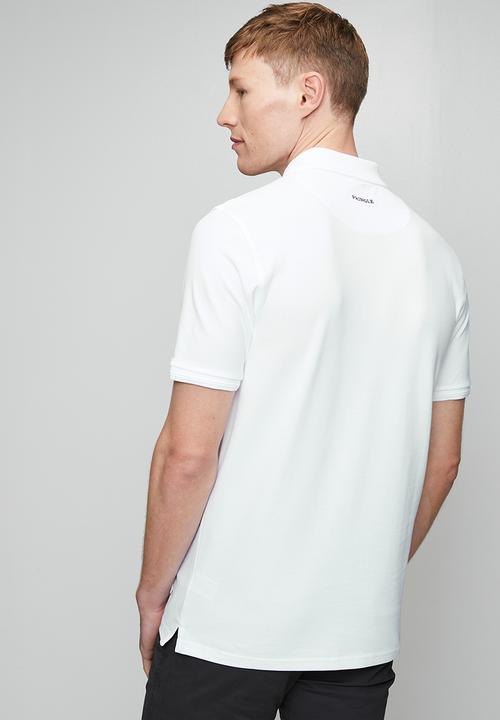 Pringle of Scotland - Pringle Adam Pique Golfer - White