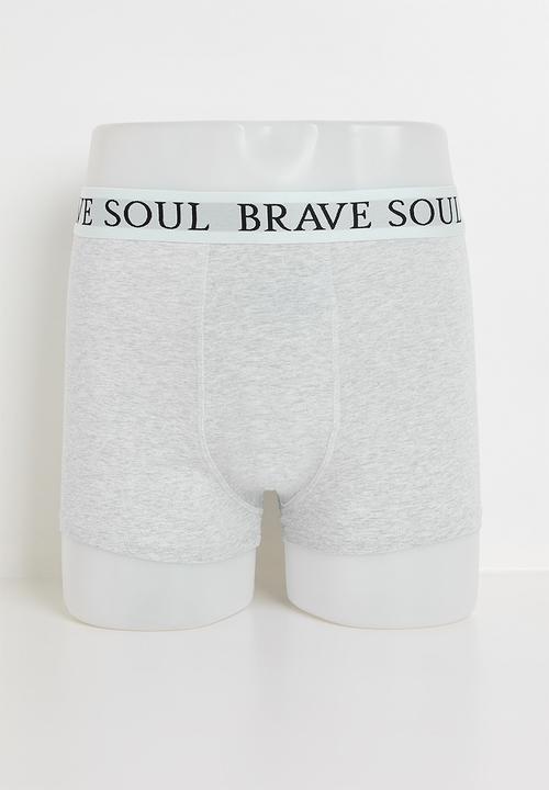 Brave Soul - 5Pk Boxers - Black Multi