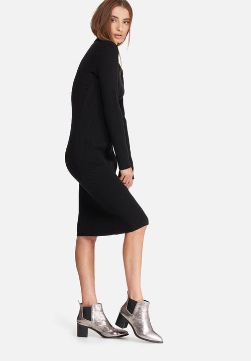 dailyfriday - Ribbed knitwear dress