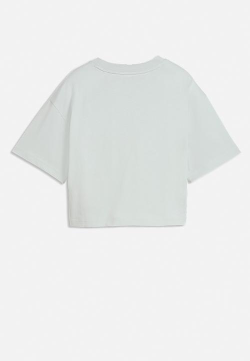 PUMA - Ess 2 Color No. 1 Logo Short Length Tee G - Créme De Mint