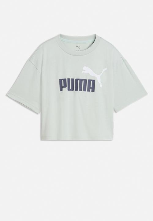 PUMA - Ess 2 Color No. 1 Logo Short Length Tee G - Créme De Mint