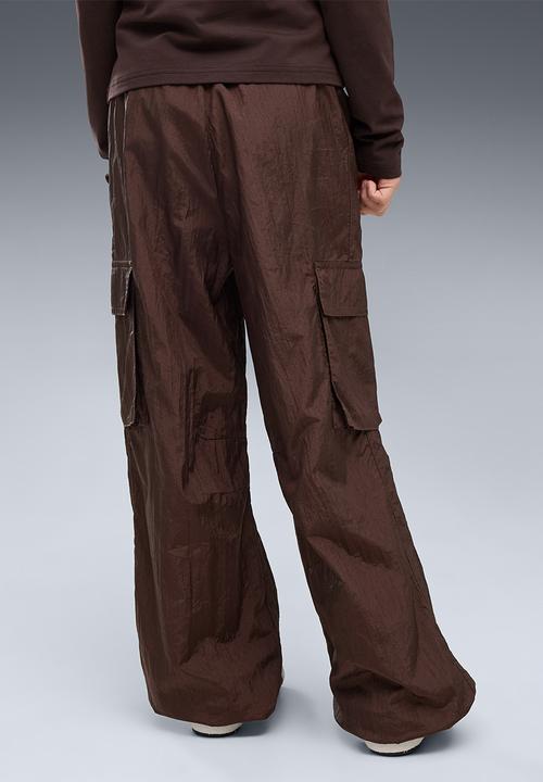 PUMA - T7 Midnight Shadow Relaxed Woven Cargo Pants G - Chocolate Fondue