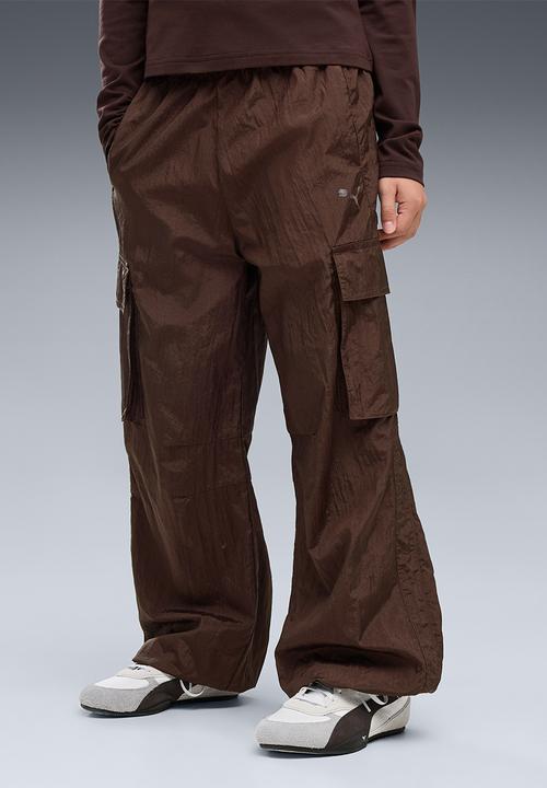 PUMA - T7 Midnight Shadow Relaxed Woven Cargo Pants G - Chocolate Fondue