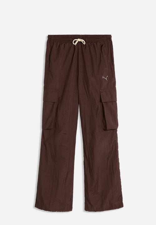 PUMA - T7 Midnight Shadow Relaxed Woven Cargo Pants G - Chocolate Fondue