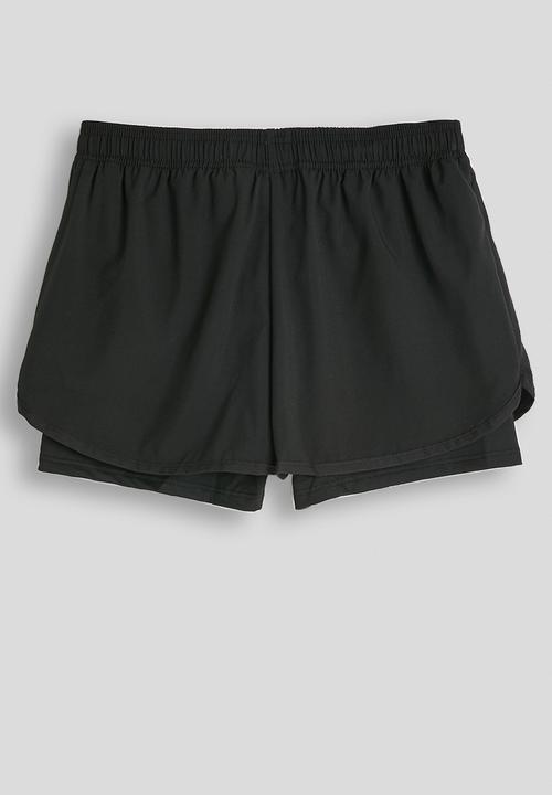 Pop Candy - 2-in-1 board shorts - black