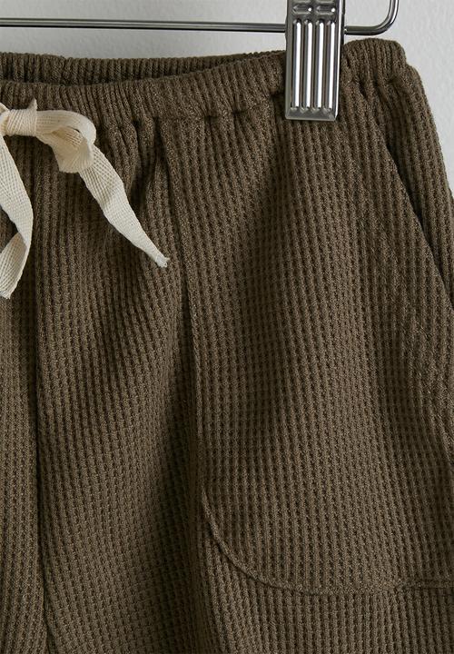 Pop Candy - Tee and shorts - army green