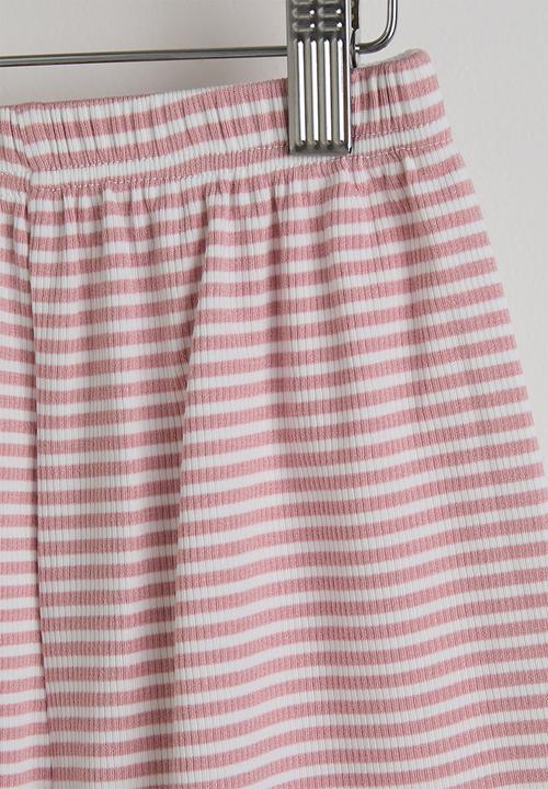 Pop Candy - Tank top & shorts - pink stripes