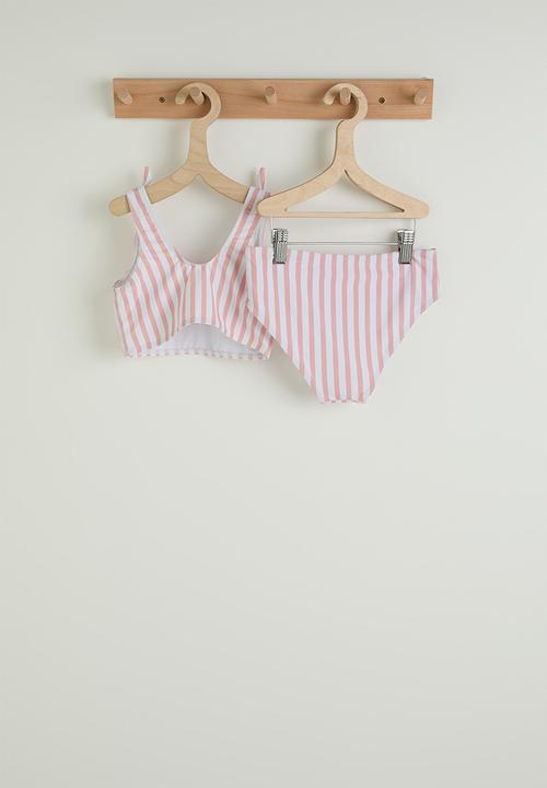 Pop Candy - Striped bikini - pink