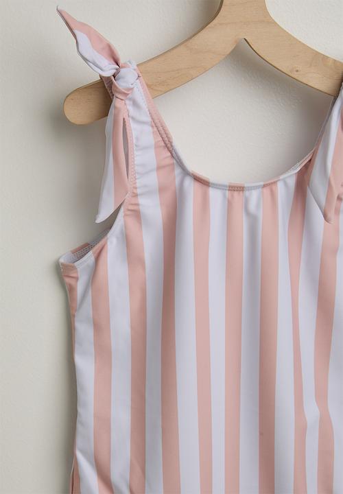 Pop Candy - Striped one piece swimsuit - multi