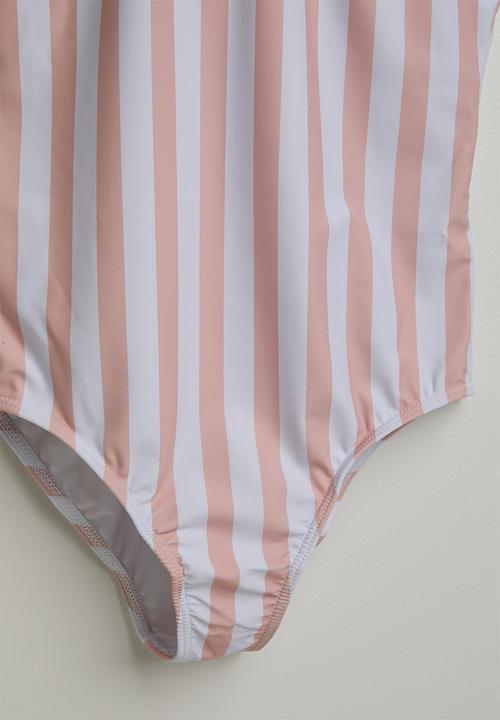 Pop Candy - Striped one piece swimsuit - multi