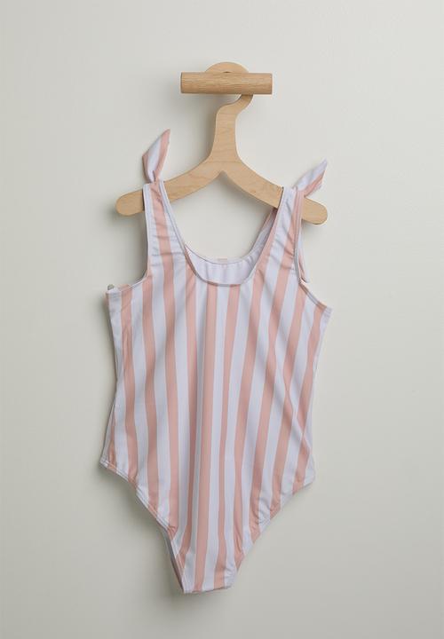 Pop Candy - Striped one piece swimsuit - multi
