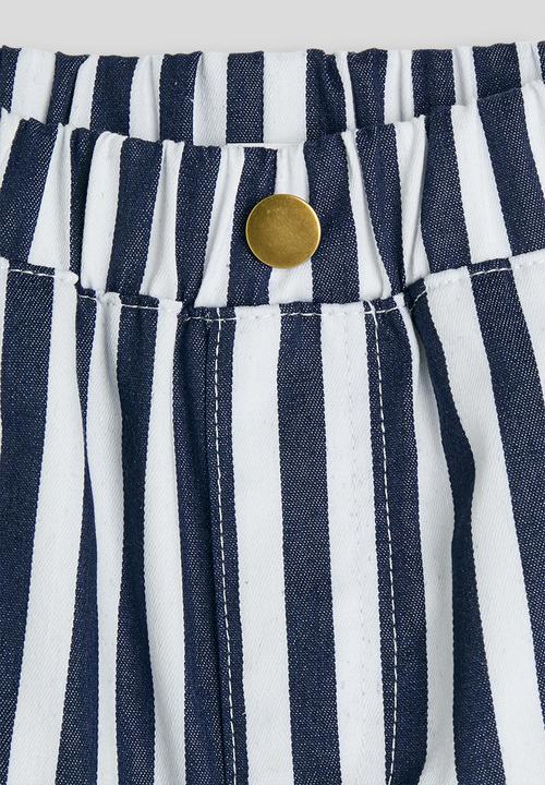 Pop Candy - Striped regular fit shorts - navy