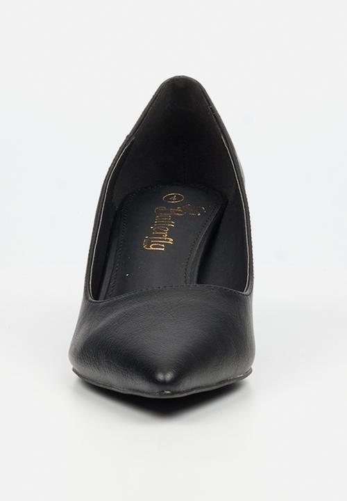 Butterfly Feet - Angelica 1 court heel - black