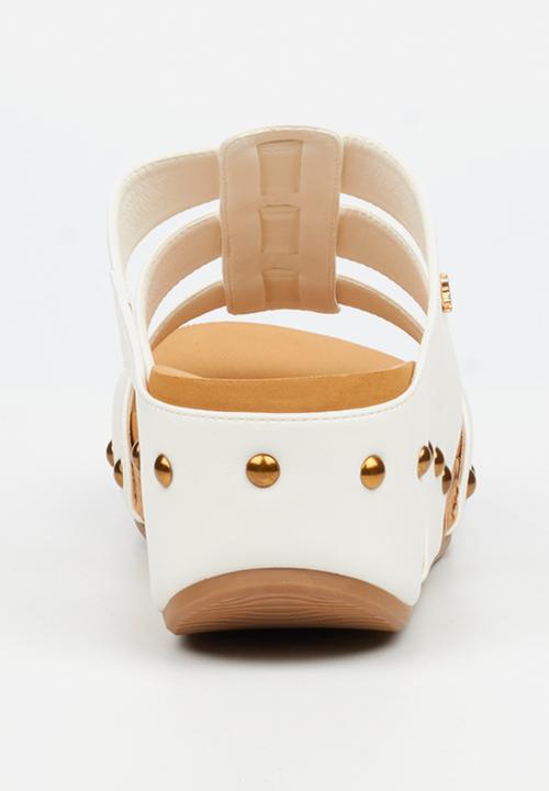 Butterfly Feet - Dido 7 mule sandal - white