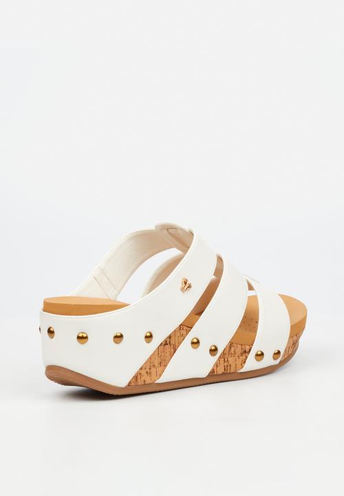 Butterfly Feet - Dido 7 mule sandal - white