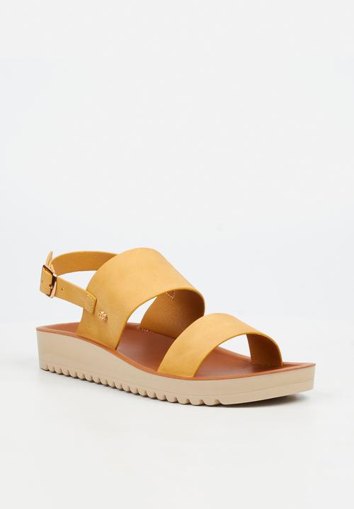 Butterfly Classics - Josey 1 slingback sandal - mustard