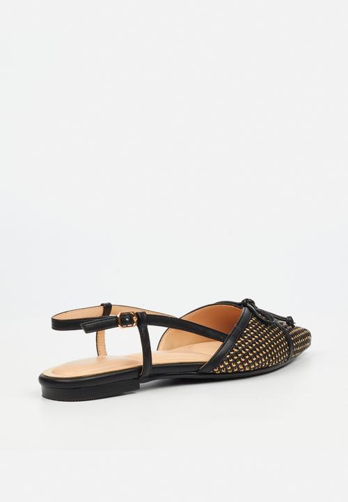 Butterfly Feet - Lyell 1 slingback - black