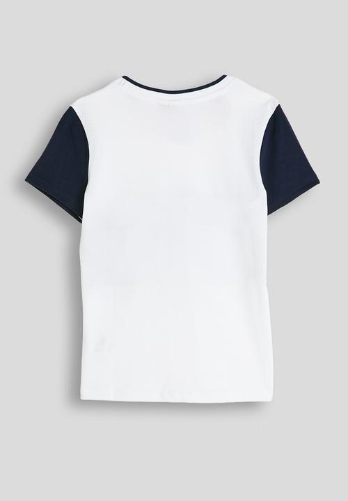 FILA - Ernie T-Shirt -White/Fila Blue/Fila Red