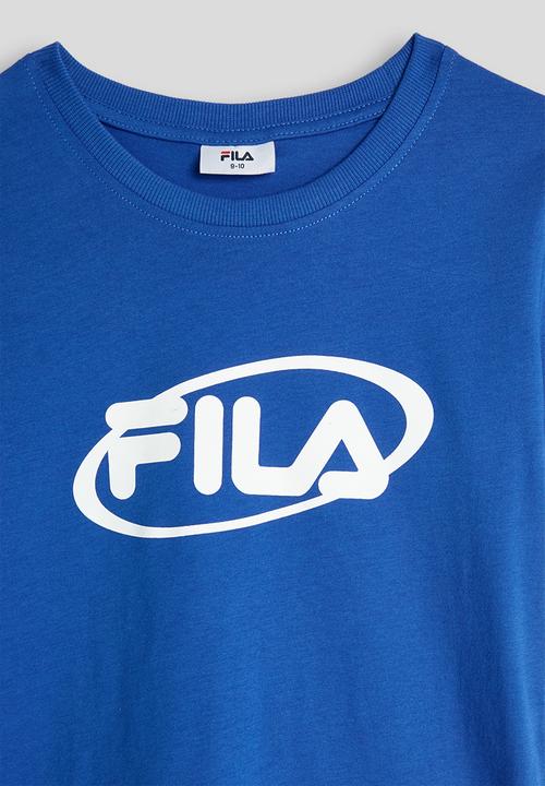 FILA - Revel T-Shirt -Strong Blue/ White