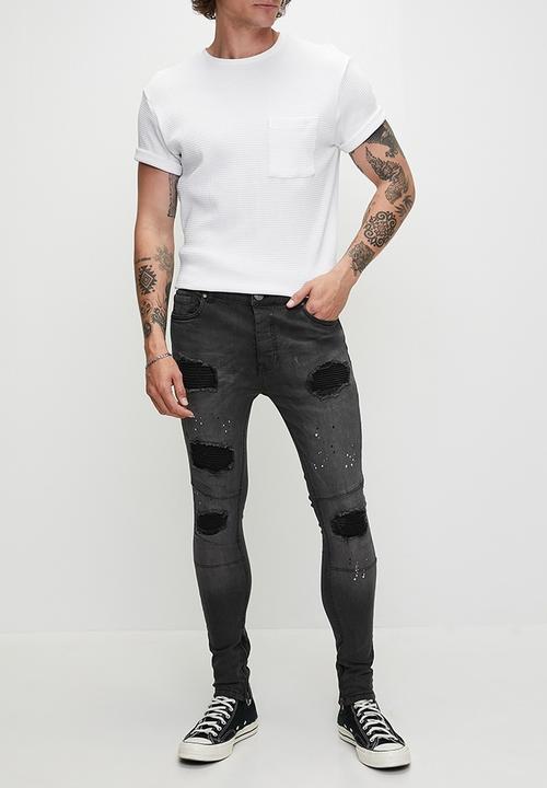 Brave Soul - Skinny Fit Jean - Charcoal Reg Length