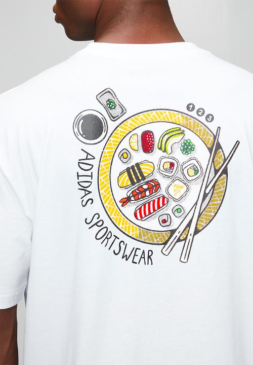 adidas Performance - SUSHI Backprint Tee  - White