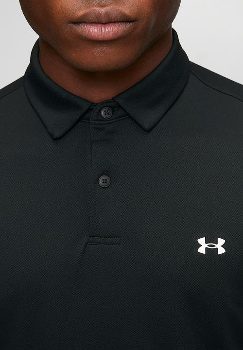 Under Armour - UA Tee To Green (T2G) Pique Golfer - Black