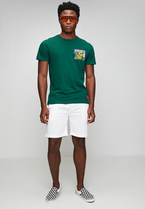 Brave Soul - Kovu T-shirt - Green Multi