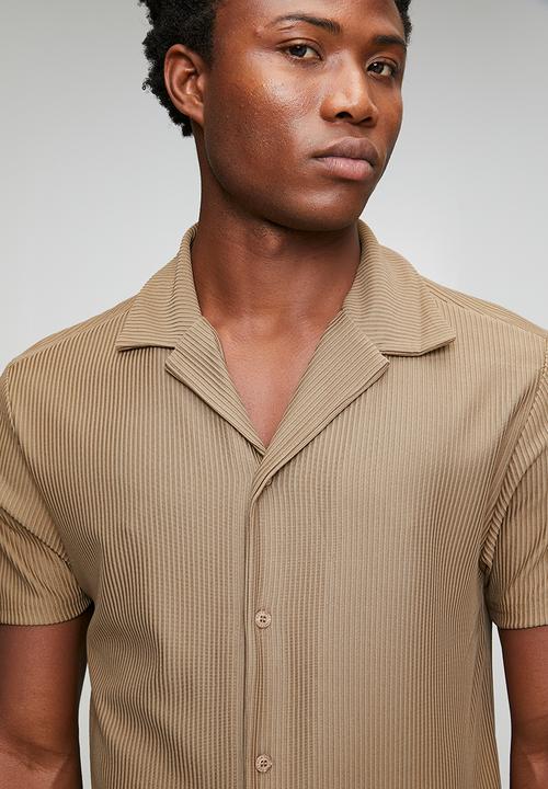 Brave Soul - Nikolaib Shirt - Dark Taupe