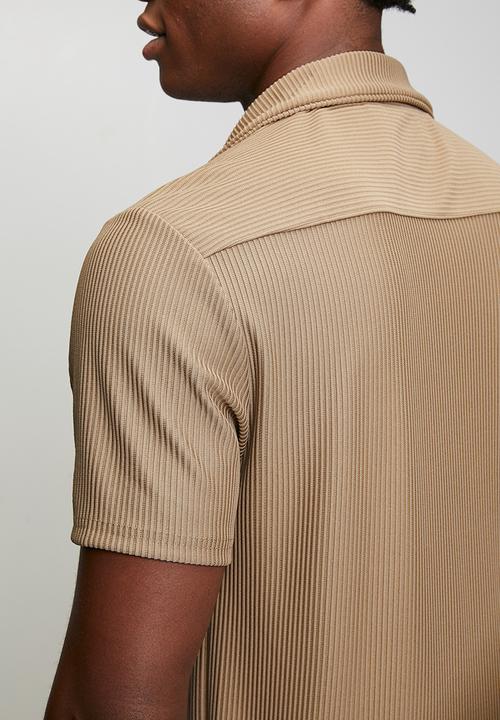 Brave Soul - Nikolaib Shirt - Dark Taupe