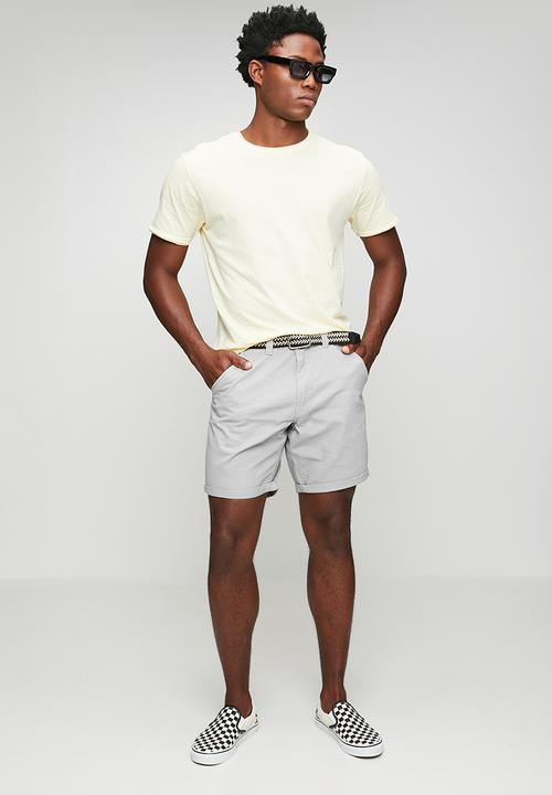 Brave Soul - Hampson Chino Short - Grey