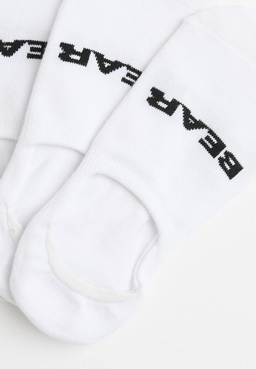 Bear - 3Pk Sneaker Style - White/Black