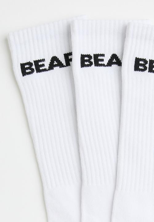 Bear - 3 Pack Crew Cut - White/Black