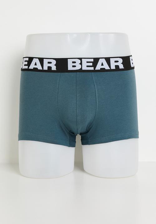 Bear - 2Pk Shortleg Bodyshorts-Navy/Denim Blue