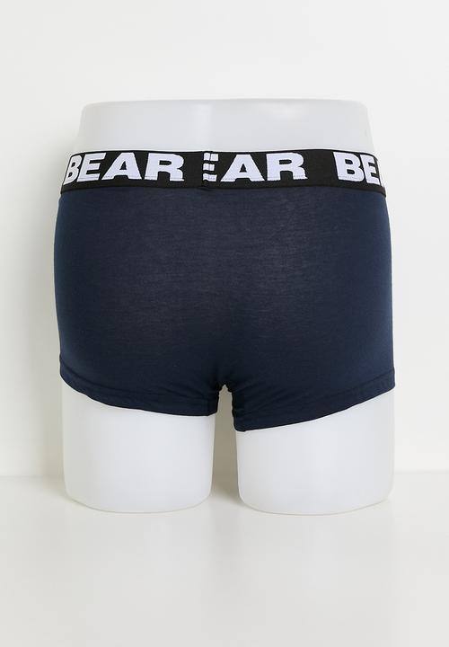 Bear - 2Pk Shortleg Bodyshorts-Navy/Denim Blue