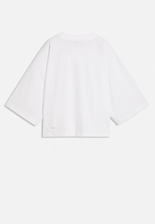 PUMA - Pumatech Sense Oversized Warpknit Short Tee - Puma White
