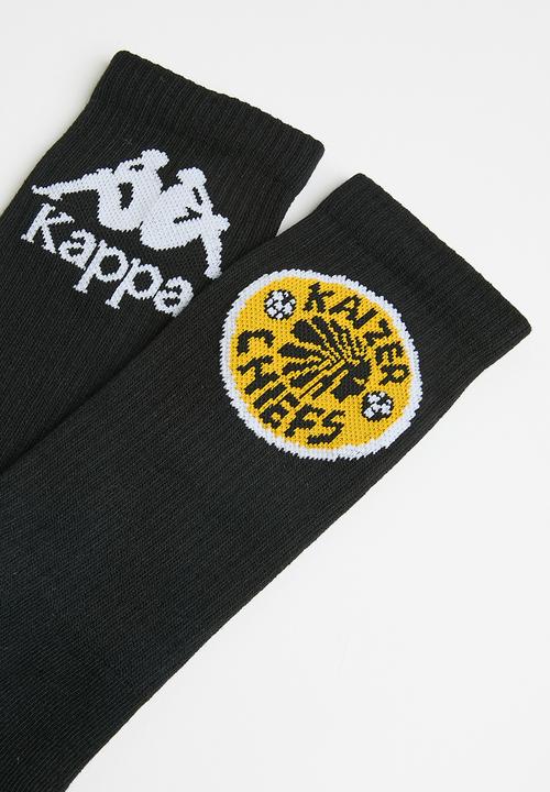 KAPPA - KC HIGH ANKLE SOCKS 1 PACK  - BLACK