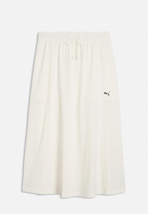 PUMA - Lace Pack T7 Midi Skirt - Warm White