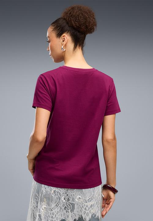 PUMA - Graphics Lace Cat Tee - Fuchsia Glow