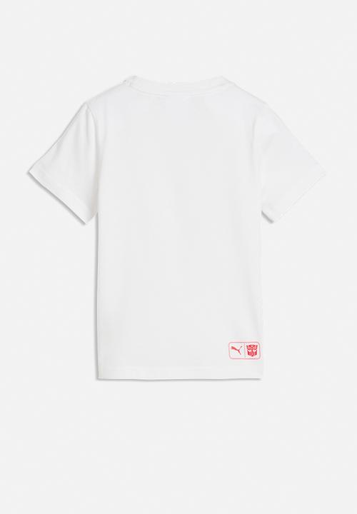 PUMA - Puma X Transformers Graphic Tee - Puma White