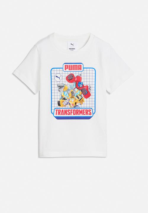 PUMA - Puma X Transformers Graphic Tee - Puma White