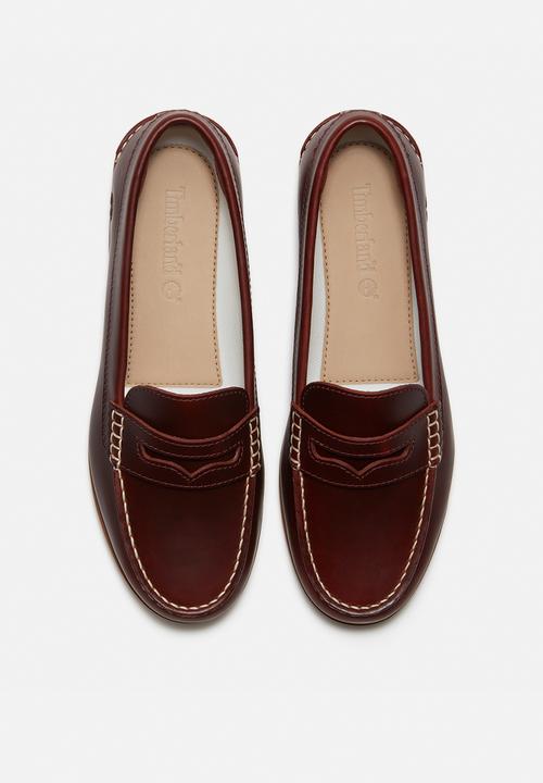 Timberland - Classic boat loafer shoe - burgundy full grain