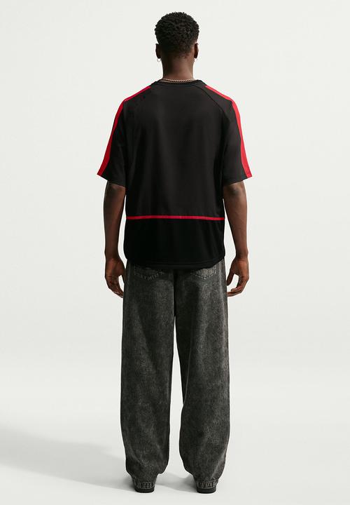 Nike - NSW  "Your Message Here" (YMH) Football Jersey-Black/Red/Orange
