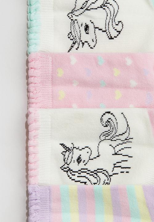 H&M - 7-Pack socks - light pink/unicorn