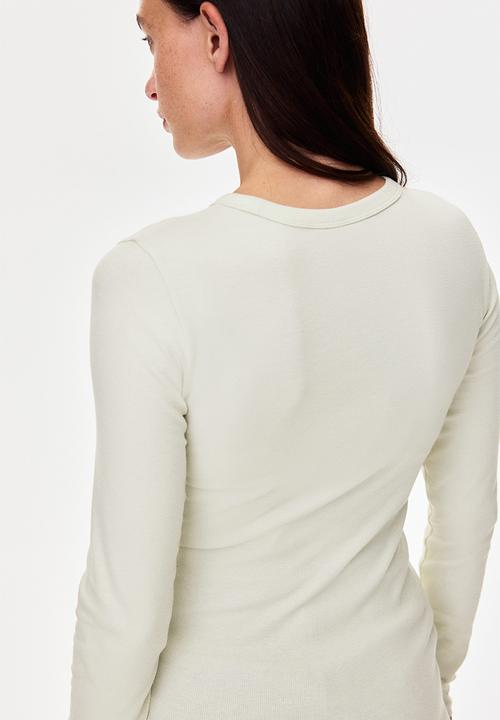 H&M - Mama ribbed jersey top - light green