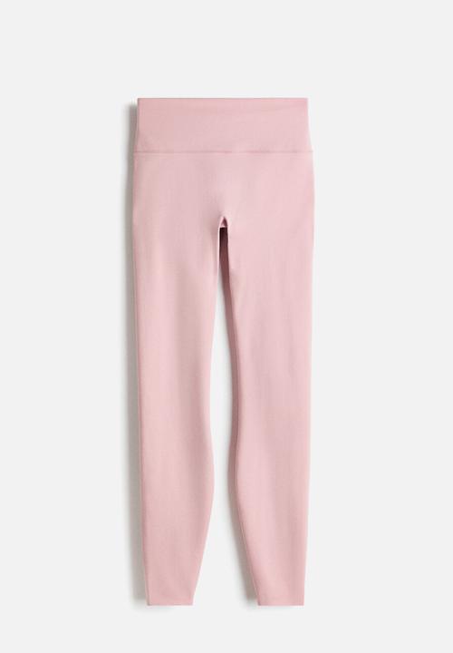 H&M - Sports leggings with softmove? - pastel pink