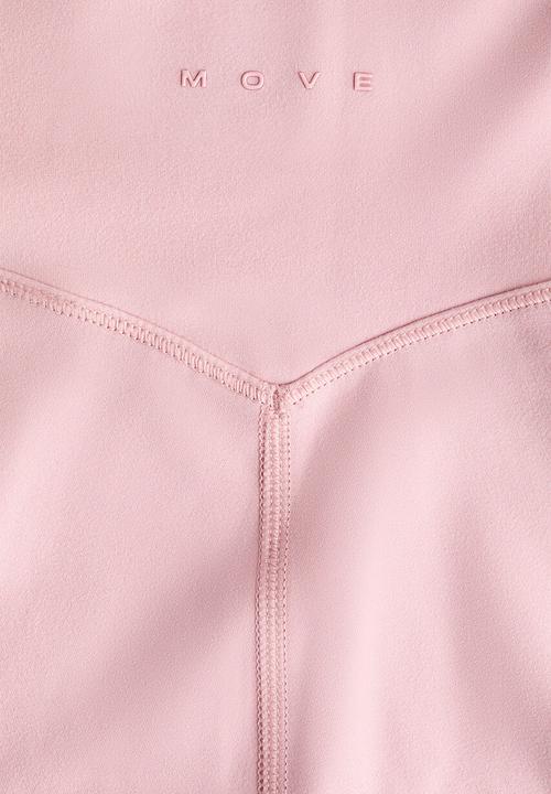 H&M - Sports leggings with softmove? - pastel pink