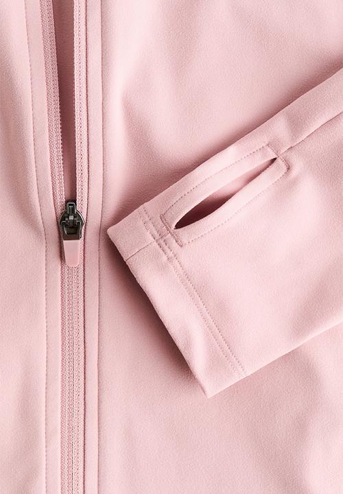 H&M - H&M Move Jacket Pink - pastel pink