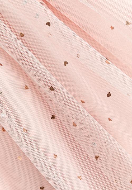 H&M - Tulle skirt dress - light pink/hearts